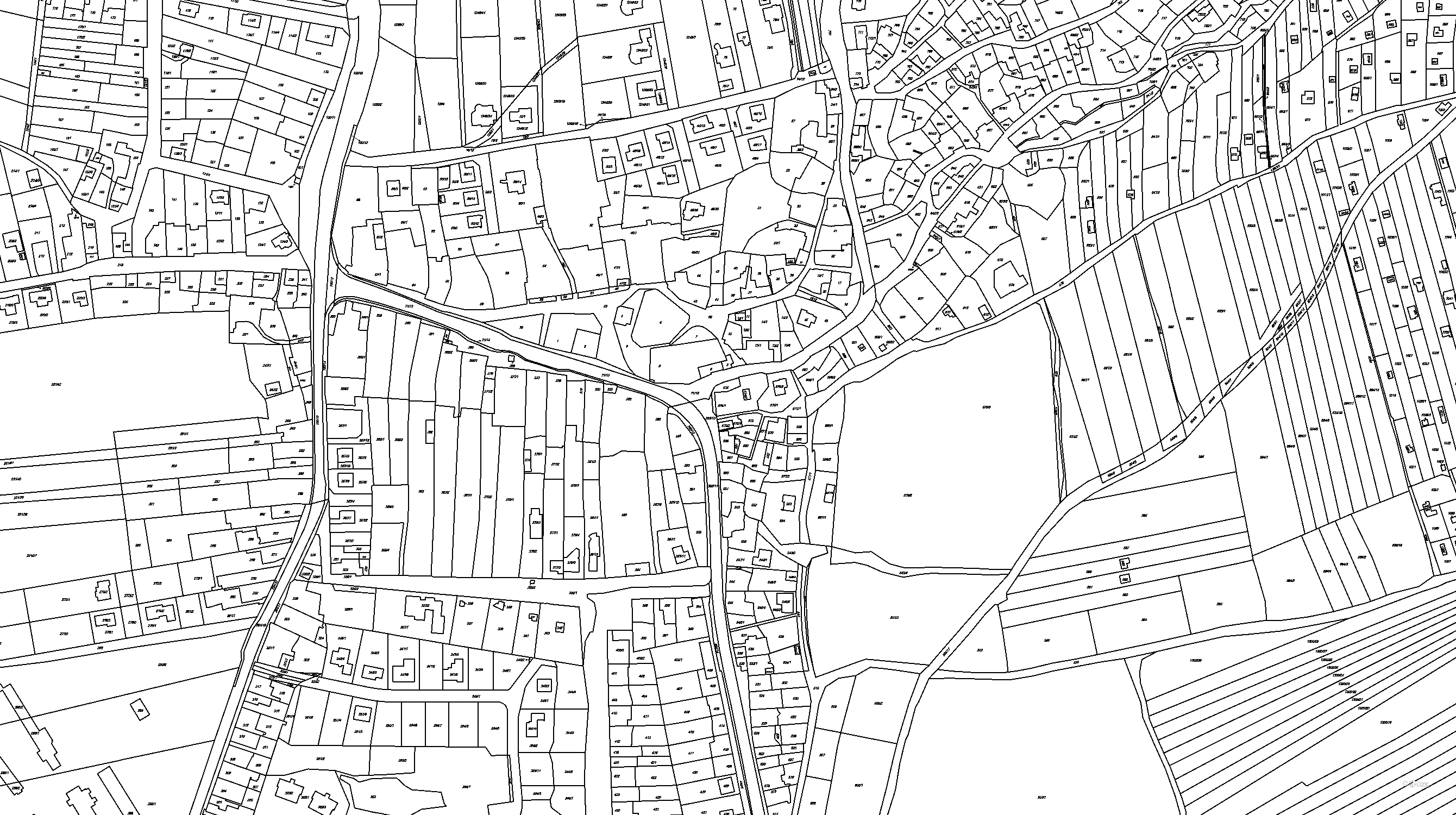 katastrální mapa Droždín, katastrální území 632635   katastr nemovitostí katastrální mapa
