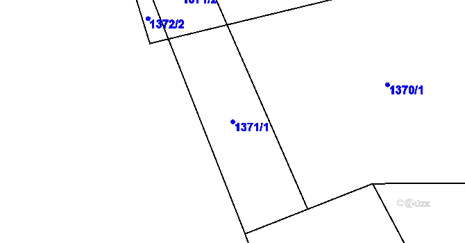 Parcela st. 1371/1 v KÚ Albrechtice u Českého Těšína, Katastrální mapa