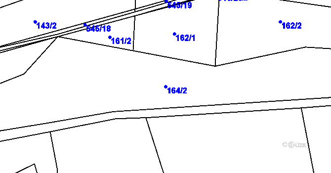 Parcela st. 164/2 v KÚ Babice u Lesonic, Katastrální mapa