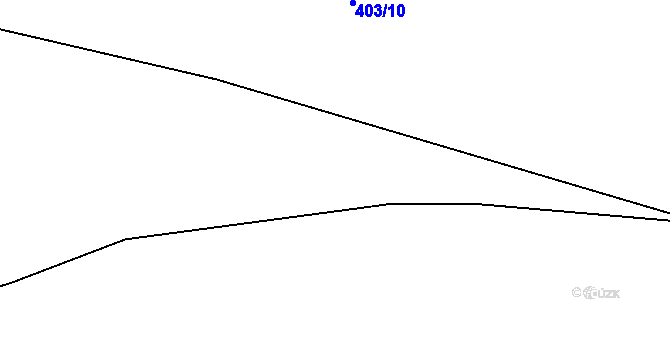 Parcela st. 403/3 v KÚ Babice u Lesonic, Katastrální mapa
