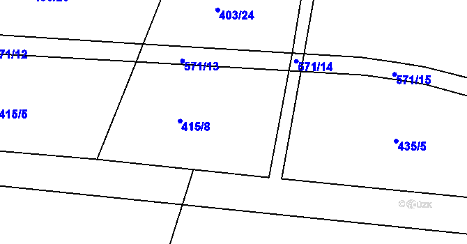 Parcela st. 435/2 v KÚ Babice u Lesonic, Katastrální mapa