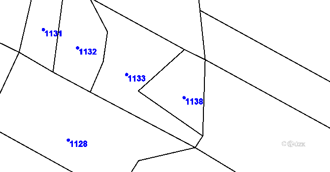 Parcela st. 529/2 v KÚ Babice u Rosic, Katastrální mapa