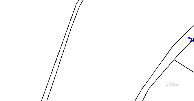 Parcela st. 323/7 v KÚ Bačetín, Katastrální mapa