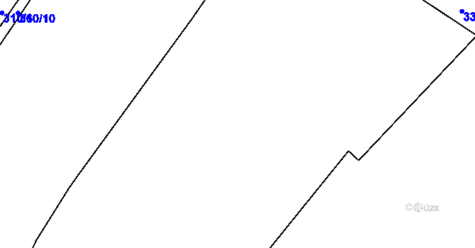 Parcela st. 341 v KÚ Bačetín, Katastrální mapa