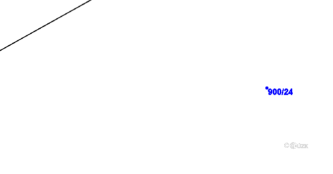 Parcela st. 900/27 v KÚ Bačetín, Katastrální mapa