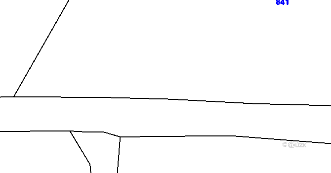 Parcela st. 951/21 v KÚ Bačetín, Katastrální mapa