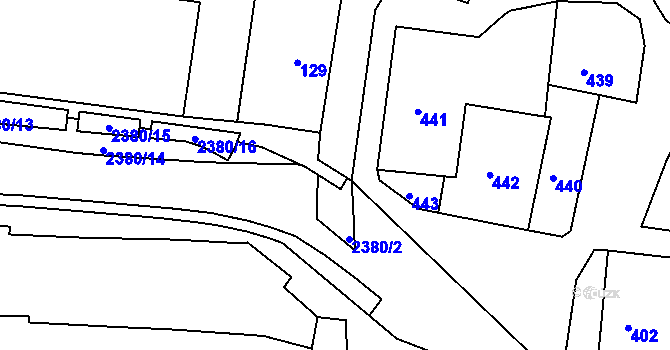 Parcela st. 137/4 v KÚ Batelov, Katastrální mapa