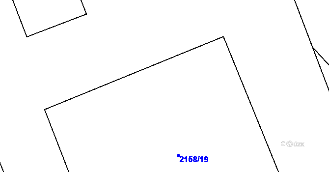 Parcela st. 2158/136 v KÚ Batelov, Katastrální mapa