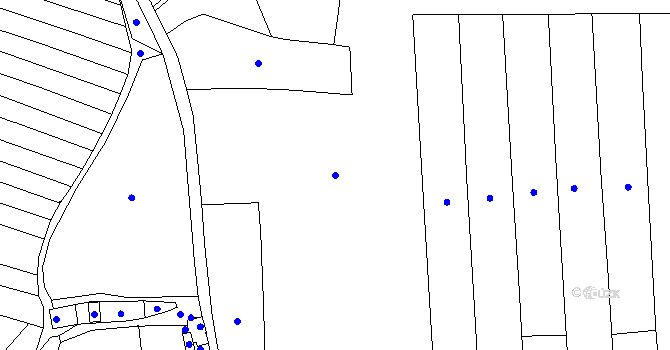 Parcela st. 229/1 v KÚ Ratišovice, Katastrální mapa