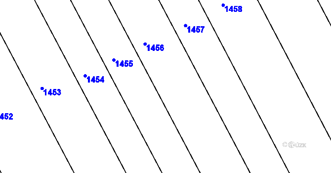 Parcela st. 350/2 v KÚ Bělov, Katastrální mapa