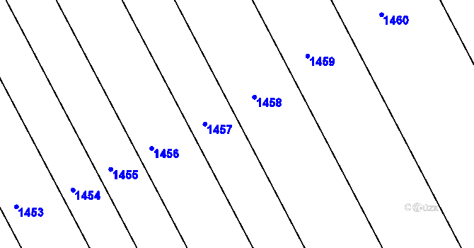 Parcela st. 351 v KÚ Bělov, Katastrální mapa