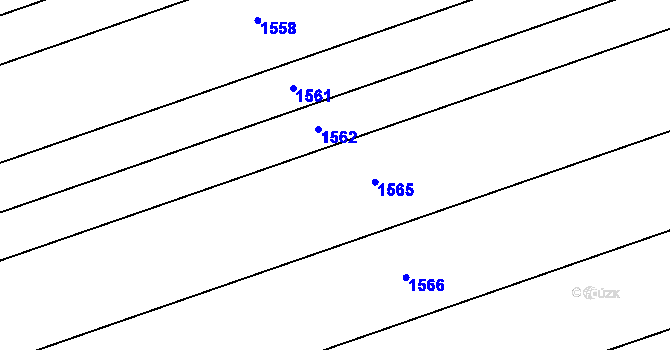 Parcela st. 439/1 v KÚ Bělov, Katastrální mapa