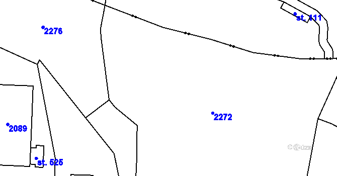 Parcela st. 23/36 v KÚ Benešov nad Černou, Katastrální mapa