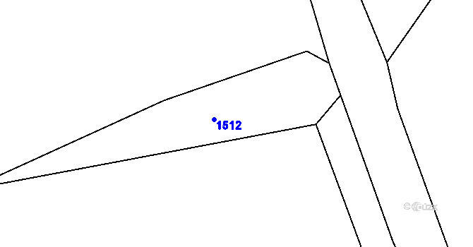 Parcela st. 793/20 v KÚ Kuří, Katastrální mapa