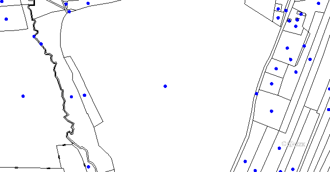 Parcela st. 452/4 v KÚ Bernartice u Milevska, Katastrální mapa