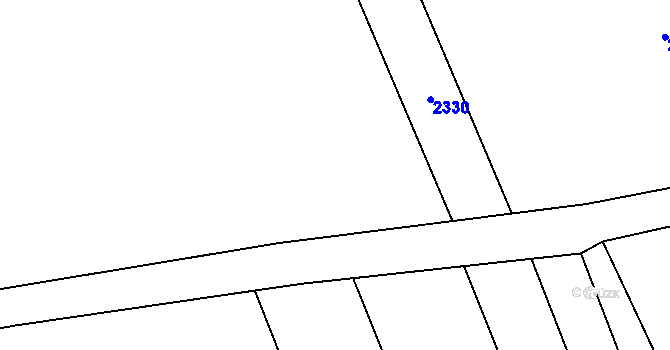 Parcela st. 573/2 v KÚ Královec, Katastrální mapa