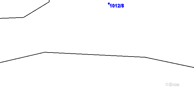 Parcela st. 1012/2 v KÚ Bernartice nad Odrou, Katastrální mapa