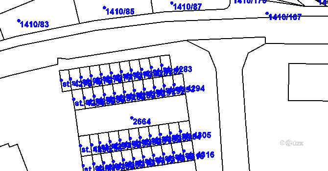 Parcela st. 4293 v KÚ Beroun, Katastrální mapa