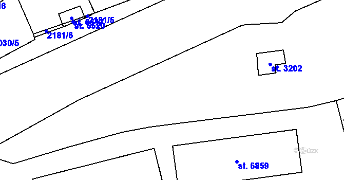 Parcela st. 280/2 v KÚ Beroun, Katastrální mapa