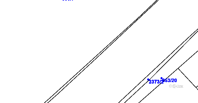 Parcela st. 2374/5 v KÚ Beroun, Katastrální mapa