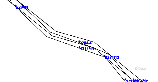 Parcela st. 2284/4 v KÚ Beroun, Katastrální mapa