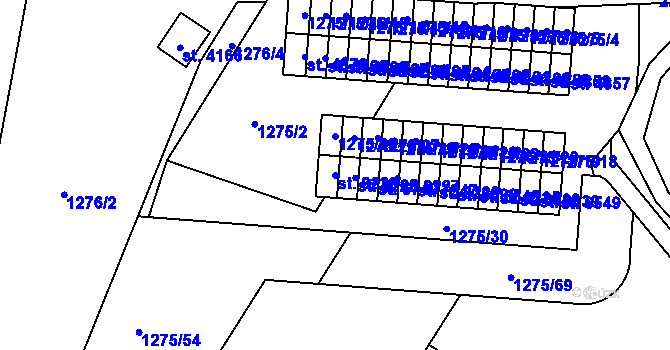Parcela st. 8229 v KÚ Beroun, Katastrální mapa