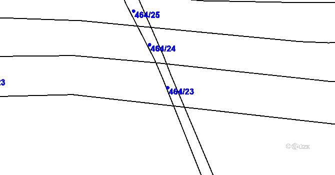 Parcela st. 464/23 v KÚ Besednice, Katastrální mapa