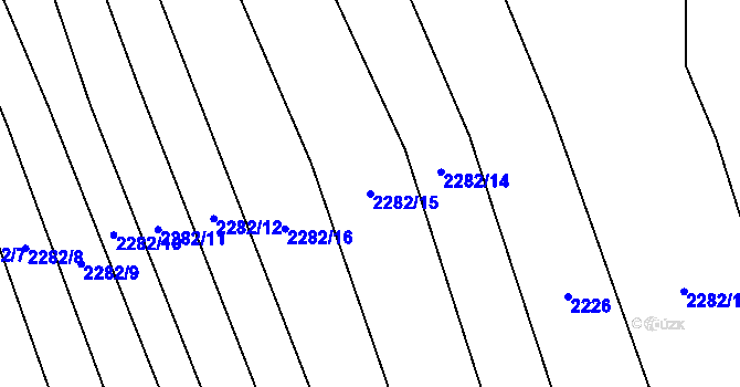 Parcela st. 2282/15 v KÚ Besednice, Katastrální mapa