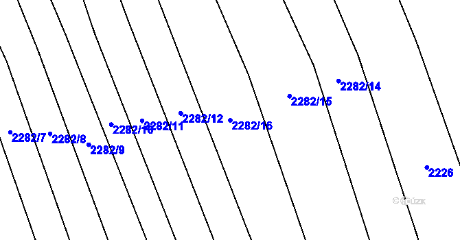 Parcela st. 2282/16 v KÚ Besednice, Katastrální mapa