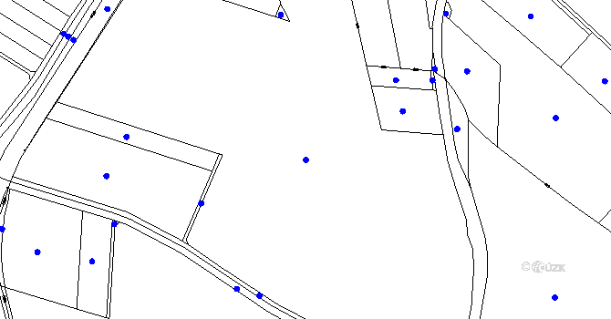 Parcela st. 344/3 v KÚ Bezděčí u Trnávky, Katastrální mapa