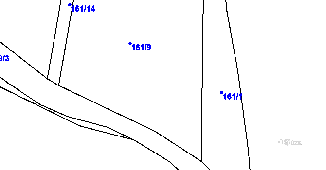 Parcela st. 161/12 v KÚ Polžice u Bezdružic, Katastrální mapa