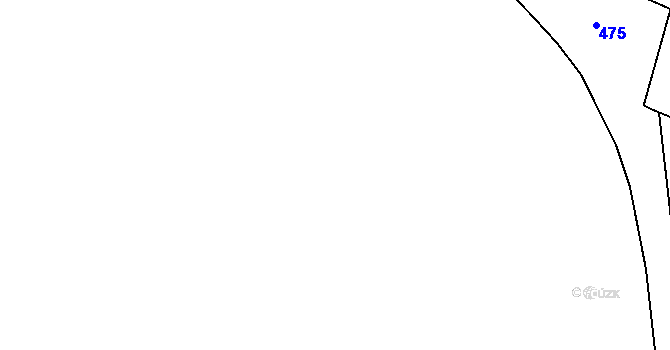 Parcela st. 303/11 v KÚ Kamenička u Bílé Vody, Katastrální mapa