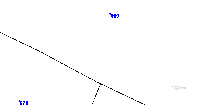 Parcela st. 445/5 v KÚ Škrle, Katastrální mapa