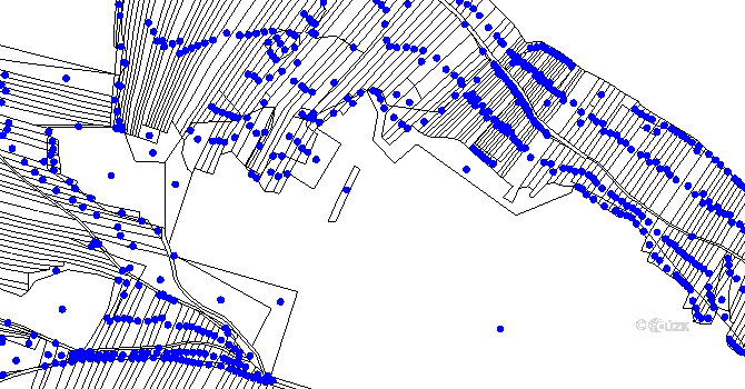 Parcela st. 364 v KÚ Biskoupky na Moravě, Katastrální mapa