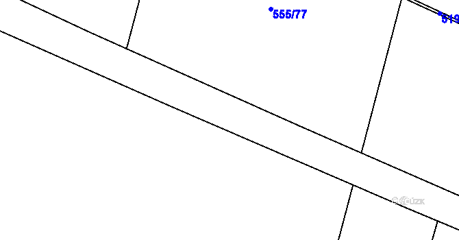 Parcela st. 519/9 v KÚ Blatnice u Nýřan, Katastrální mapa