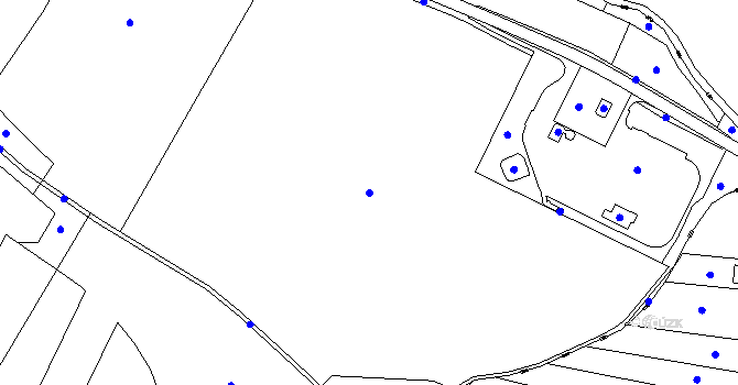 Parcela st. 157/32 v KÚ Blatnice u Nýřan, Katastrální mapa