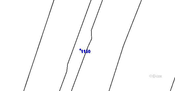 Parcela st. 656/6 v KÚ Blešno, Katastrální mapa