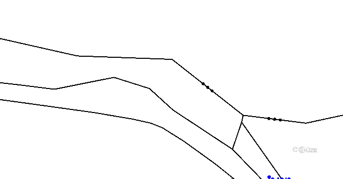 Parcela st. 846/1 v KÚ Chotiměř u Blížejova, Katastrální mapa