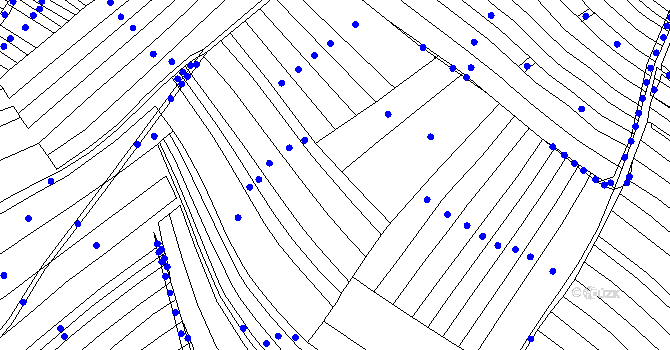Parcela st. 2263 v KÚ Blučina, Katastrální mapa
