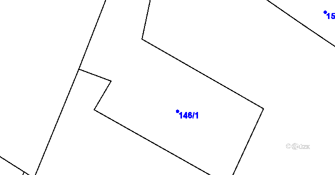 Parcela st. 146 v KÚ Chloumek u Hořic, Katastrální mapa