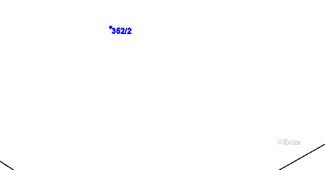 Parcela st. 352/4 v KÚ Bohumilice, Katastrální mapa