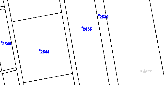 Parcela st. 1140/119 v KÚ Bohuslavice u Hlučína, Katastrální mapa