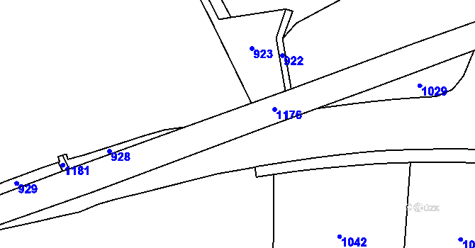 Parcela st. 808/14 v KÚ Bohutín, Katastrální mapa