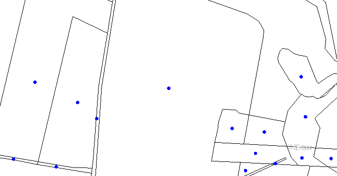 Parcela st. 190/1 v KÚ Teleč, Katastrální mapa