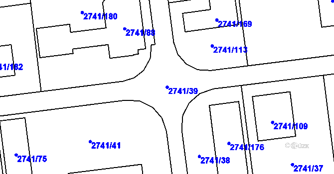 Parcela st. 2741/39 v KÚ Bolatice, Katastrální mapa