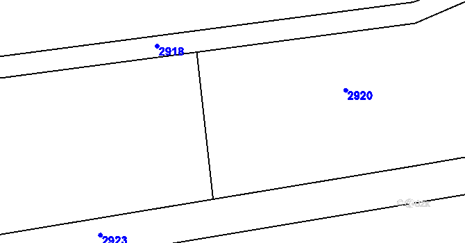 Parcela st. 402/3 v KÚ Bolatice, Katastrální mapa