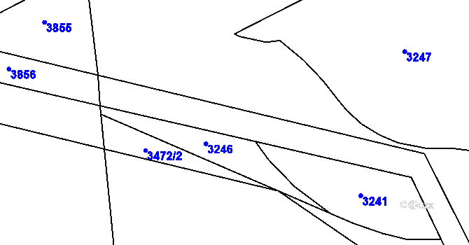 Parcela st. 2815/13 v KÚ Bolatice, Katastrální mapa