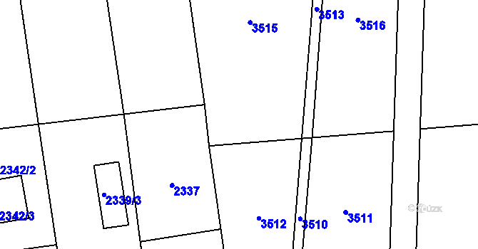 Parcela st. 2359/2 v KÚ Bolatice, Katastrální mapa