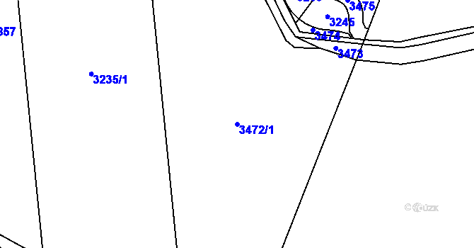 Parcela st. 3472/1 v KÚ Bolatice, Katastrální mapa