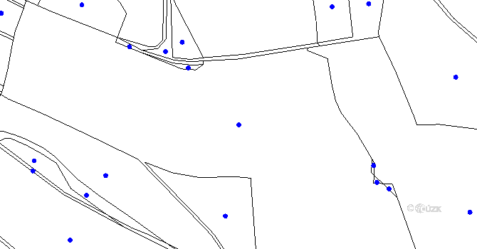 Parcela st. 609/13 v KÚ Boleboř, Katastrální mapa